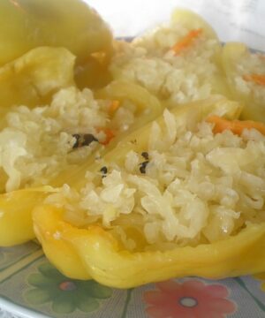 Káposztával töltött paprika